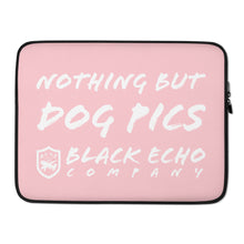 Load image into Gallery viewer, Nothing but Dog Pics Laptop Sleeve - Pink