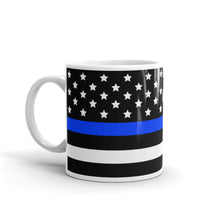 Load image into Gallery viewer, thin blue line flag mug