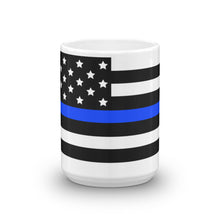 Load image into Gallery viewer, thin blue line flag mug