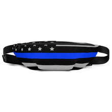 Load image into Gallery viewer, Thin Blue Line Flag Fanny Pack