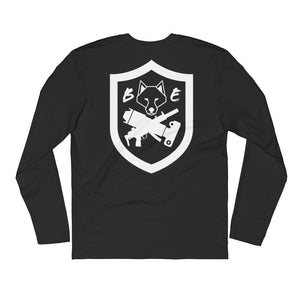 Fitted - Fitness Division Badge Back Long Sleeve Shirt