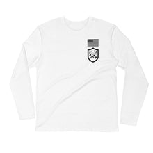 Load image into Gallery viewer, Fitted - Fitness Division Badge Back Long Sleeve Shirt
