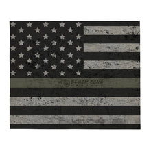 Load image into Gallery viewer, BEC Military Flag Throw Blanket