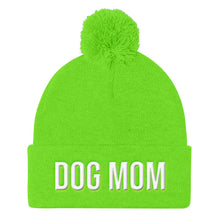 Load image into Gallery viewer, DOG MOM Pom Pom Beanie Hat