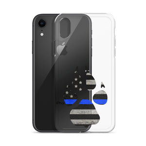 Thin Blue Line Flag Paw - iPhones