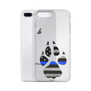 Thin Blue Line Flag Paw - iPhones