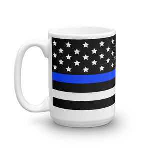 thin blue line flag mug
