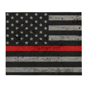 BEC Thin Red Line Throw Blanket